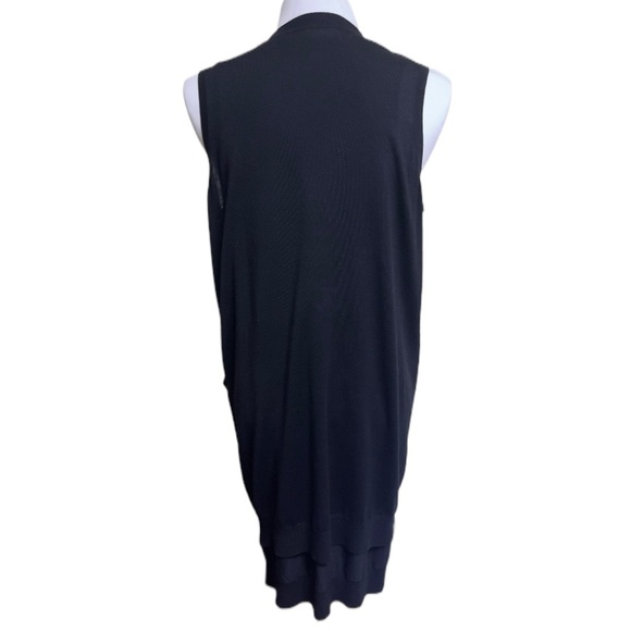 Alexander Wang Merino Wool Black Split Dress - Picture 4 of 9